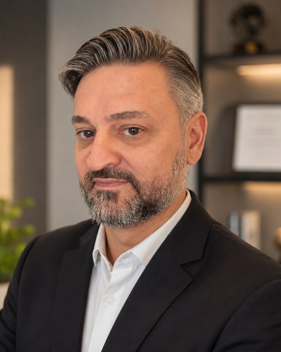 Retrato de Ricardo Reibnitz Jr., executivo comercial e de Business Development.